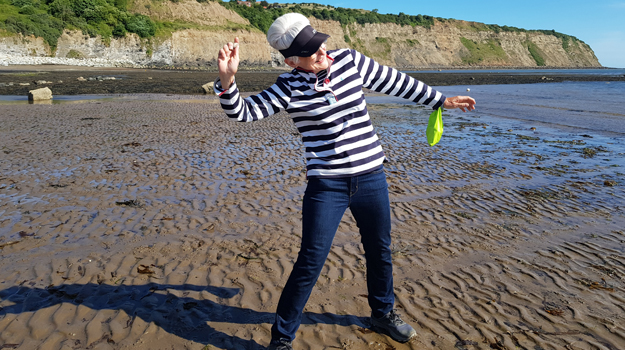 Janet Webber - The Irish Sea Pebble finds a new home